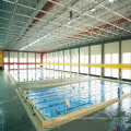 Großer Spannweite Rahmen Stahlstahl -Truss -System Swimmingpool Dachabdeckung Design